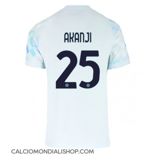 Maglie da calcio Inter Milan Manuel Akanji #25 Seconda Maglia 2025-26 Manica Corta